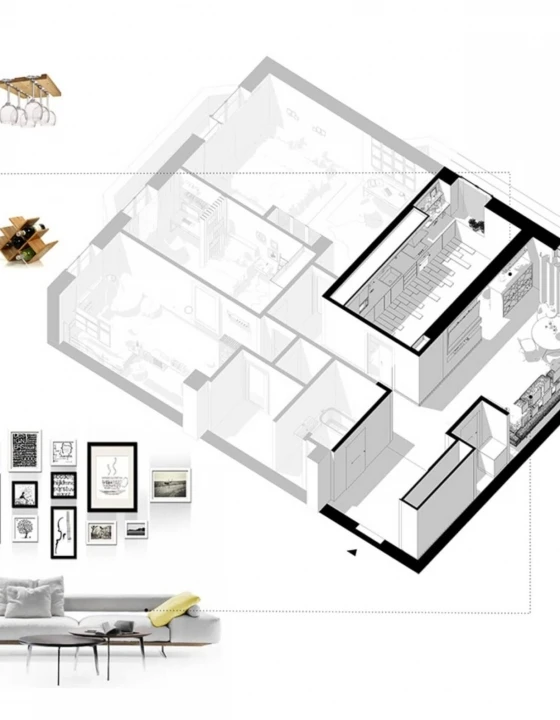 4-bedroom apartment with 117 m² area 1