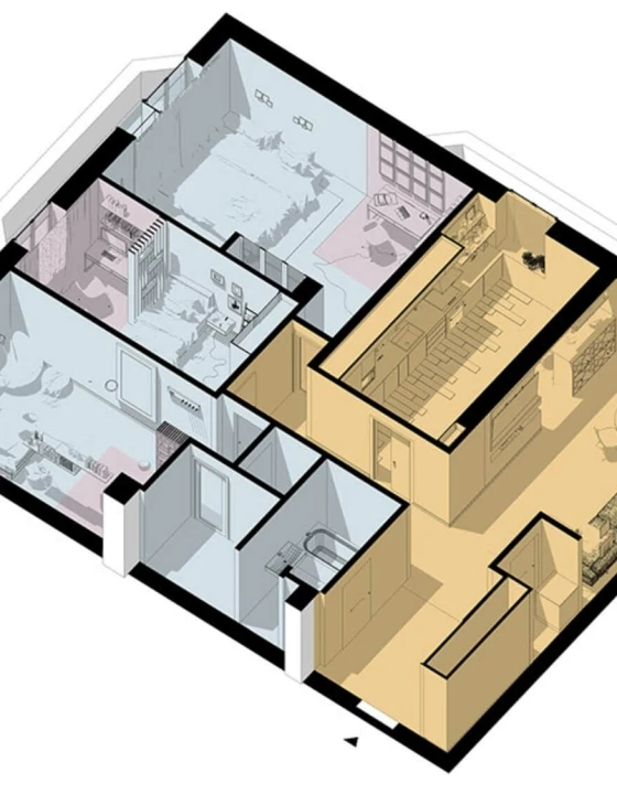 4-bedroom apartment with 117 m² area 0